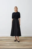 Terzi Dükkanı Minimalist Midi A-Line Etek - Günlük & Şık - 1