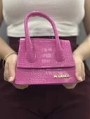 Luxe pembe cilt çanta thumbnail 2