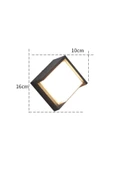 Cata  Ct-7074 15w Dış Mekan Kare Dekoratif Led Aplik Günışığı - 3