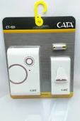 Cata  Ct-101 Kablosuz Kapı Zili Farklı Ses Melodili Lüks Uzaktan Kumandalı Zil - 1