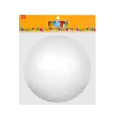 Puti Strafor Köpük Top 15 cm 1 Adet (KOD : 4810) - 2