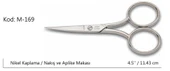 Europe Az Kalın Nakış Makası Süper Kalite No:4,5 11,43 Cm - 1