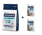 Advance Hairball Hindili Kısırlaştırılmış Kedi Maması 1,5 Kg + 2 Adet Advance Hindili Kısır Kedi Pouch Yaş Maması 85 Gr - 1