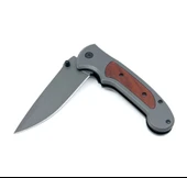 Katlanır Çakı Ahşap Grip - Antrasit - 3