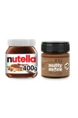 Nutella 400 gr & Nutty More %33 Fındık Parçacıklı Kakaolu Fındık Ezmesi 200 gr - 1