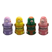 Shotay Turtle Çocuk Termos Matara 520Ml Pembe - 6