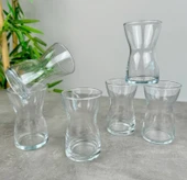 Paşabahçe 42991 130cc Irmak 6Lı Çay Bardağı - 1