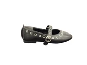 Merry Pace 846754Z Zımba Delikli Tek Bant Günlük Şık Kadın Babet Ayakkabı - 1