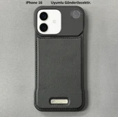 iPhone 16 Parfümlü Koku Hazneli MagSafe Uyumlu Deri Kılıf thumbnail 2