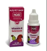 Hobi Kuşlar İçin Vitamin E ve Selenyum Takviyesi 30ml 1 Adet - 1