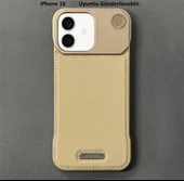 iPhone 16 Parfümlü Koku Hazneli MagSafe Uyumlu Deri Kılıf thumbnail 4