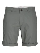 JACK JONES Erkek Haki Chino Şort 12182549 - 1