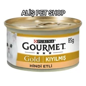 Purina Gourmet Gold Kıyılmış Hindili Kedi Yaş Mama 85 gr 24 Adet - 1