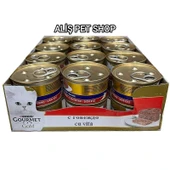 Purina Gourmet Gold Kıyılmış Sığır Etli Konserve Kedi Maması 85 g x 24 Adet - 2