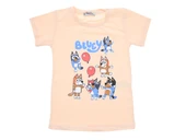 Kız Çocuk T-Shirt Balon Baskılı  - 1