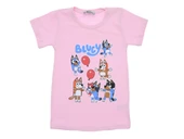 Kız Çocuk T-Shirt Balon Baskılı  - 4