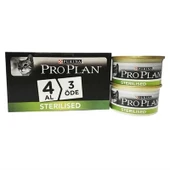 Proplan Sterilised Somonlu Kısırlaştırılmış Kedi Konservesi 85 Gr 4 AL 3 ÖDE - 1