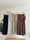Crop Plazzo Pantolon Takım 10155-08 - 8