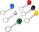 Zar Anahtarlık 1 Adet Araba Çanta Süs Anahtarlık - Yeşil - 2