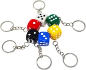 Zar Anahtarlık 1 Adet Araba Çanta Süs Anahtarlık - Yeşil - 4