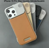 iPhone 15 Pro Max Parfümlü Koku Hazneli MagSafe Uyumlu Deri Kılıf thumbnail 9