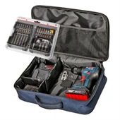 BOSCH GSR 18V-50 + 43 parça vidalama seti - 2