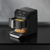 Kumtel XXL 11 Litre Çift Hazneli Fastfryer (Yağsız Fritöz Airfryer ) HAF-11 - 7