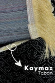 Buhara Tekstil Diriliş 1071 Siyah Dokuma Kalın Seccade - 3