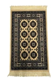 Buhara Tekstil Klasik Desenli Kadife Seccade - 1