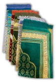 Buhara Tekstil Kadife Seccade Kaliteli Şpinger Hac Umre Mevlid Hediyelik - 1