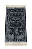 Buhara Tekstil Kabe Örtüsü Lüx Dokuma Siyah Seccade - 1
