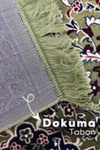 Buhara Tekstil Çiçek Bahçesi Dokuma 10 +2 Hediye Yeşil Seccade Seti - 4
