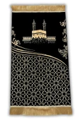 Buhara Tekstil Kâbe Gold Dokuma Kalın Seccade - 1