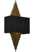 AVONNI AP-62175-01 Siyah Boyalı Aplik E14 Metal 25x13cm - 1