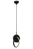 AVONNI AV-60370-1BSY Siyah Boyalı Modern Avize LED Metal Ahşap Pleksi 20cm - 1
