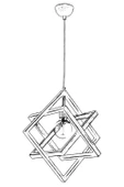 AVONNI AV-60160-1E Eskitme Kaplama Modern Avize E27 Ahşap Metal 30cm - 5