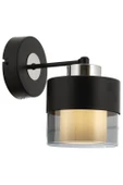 AVONNI AP-60193-1BSY Siyah Boyalı Aplik E27 Metal Cam 14x19cm - 1