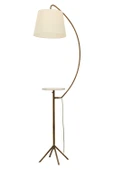 AVONNI LM-9126-1E Eskitme Kaplama Lambader E27 Metal Kumaş Mermer 60x60cm - 1