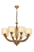 AVONNI AV-60362-8E Eskitme Kaplama Modern Avize E27 Metal Kumaş 65cm - 1