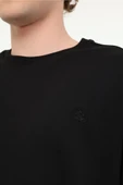 Lumberjack MB SN75 C NECK SW 5FX 101939612 Erkek Sweatshirt Siyah S-XXL - 4