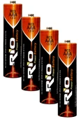 Rio 4lü AAA R03 İnce Kalem Pil Kumanda Pili Çinko Karbon Pil Zn-C 1.5V - 2