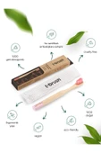 T-brush Vegan Bambu Çocuk Diş Fırçası Yumuşak Pembe - 2