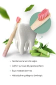 T-brush Vegan Bambu Çocuk Diş Fırçası Yumuşak Pembe - 4