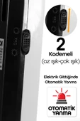 36 LED Şarjlı Işıldak POWER Lambası Otomatik Yanan Fener 2 Kademeli Elektrikli El Feneri 47733 - 2
