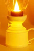 Led Mum Vintage Retro Gaz Lambası Tip Dumansız Pilli Alevli Dekoratif Yapay Mum Işıldak Beyaz 1037-5 - 7