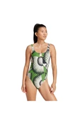 adidas Kadın  Yeşil  Mayo FARM SWIMSUIT JF6034 - 5