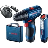 Bosch GSR 120-Li + GLI 12v-300 Set 2 Akü - 1
