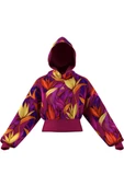 adidas Kadın  Pembe  Sweatshirt FARM HOODIE JD6283 - 8