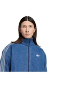 adidas Erkek  Mavi  Ceket DENIM FB TT JC6233 - 5