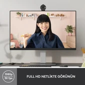Logitech BRIO 300 Full HD 1080p Gizlilik Kapaklı Mikrofonlu Web Kamerası - Siyah - 2
